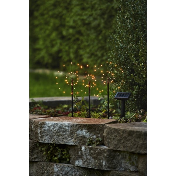 Lauko šviestuvai LED įstatomi į žemę 3 vnt. saulės baterijos (aukštis 40 cm) Firework  – Star Trading-image-2
