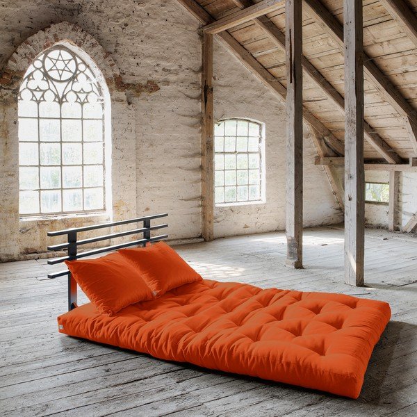 Sofa lova "Karup Shin Sano" juoda/apelsininė-image-1