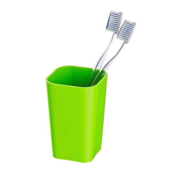 Žalias puodelis dantų šepetėliams "Wenko Candy