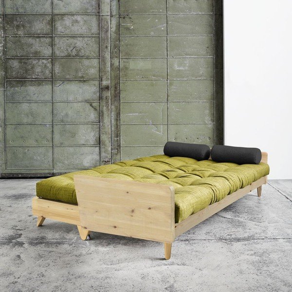 Sofa lova "Karup India Natural/Avocado Green/Dark Grey-image-2