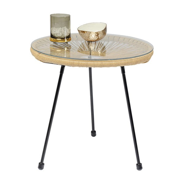 Kavos staliukas Kare Design Acapulco Nature, ø 50 cm-image-1