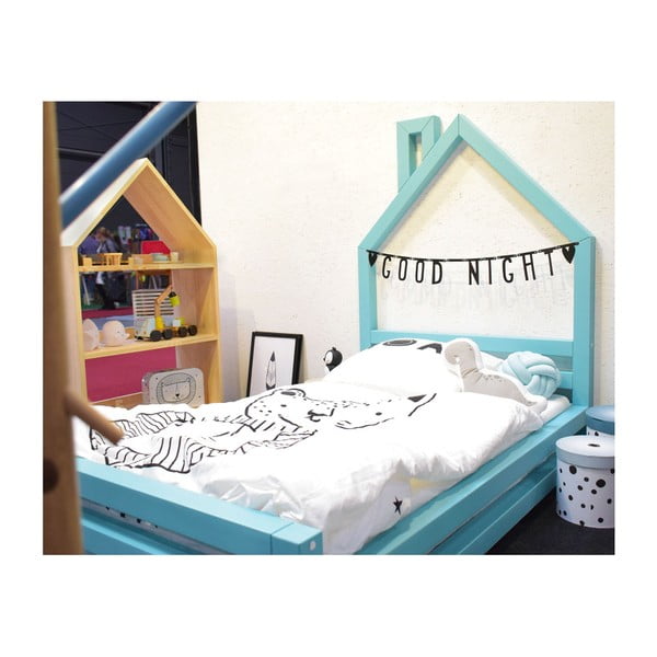 "Benlemi Wally" juodos eglės medienos vaikiška lova, 80 x 180 cm-image-4