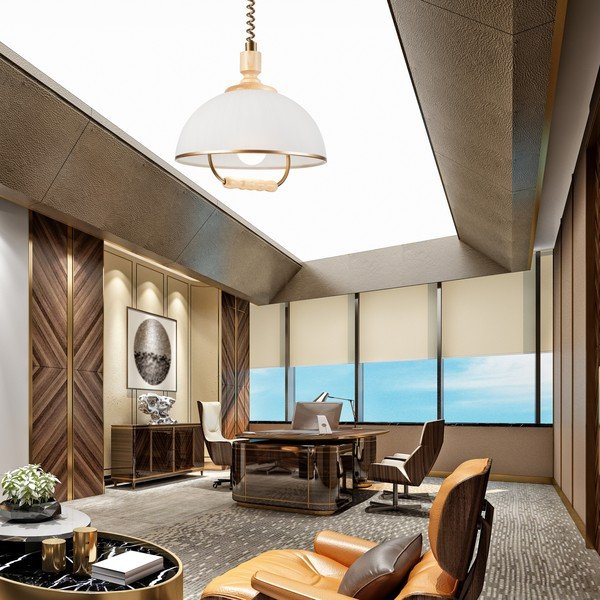 Kabantis šviestuvas bronzinės spalvos/natūralios spalvos ø 30 cm su stiklo gaubtu Ramona – LAMKUR-image-1