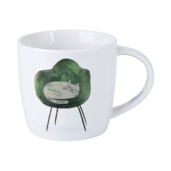 Iš porceliano  puodelis baltos spalvos 400 ml Best Feline Friends – Maxwell & Williams