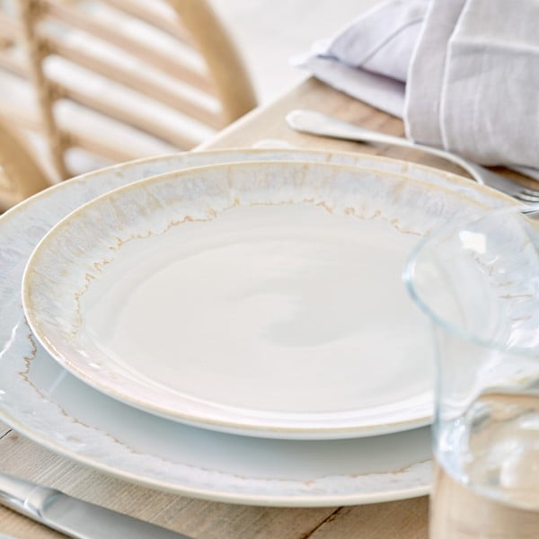Iš akmens masės lėkštė baltos spalvos ø 27 cm Taormina – Casafina-image-1