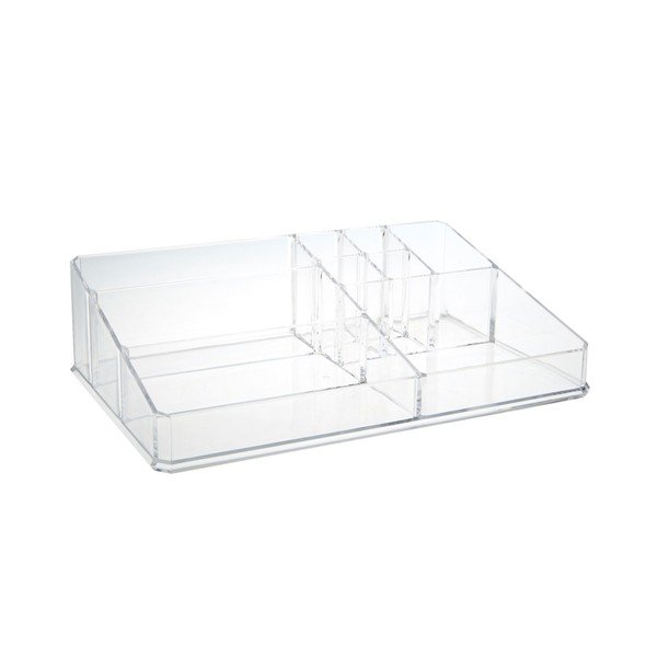 "Premier Housewares Met Clear 9 skyrių kosmetinė-image-3