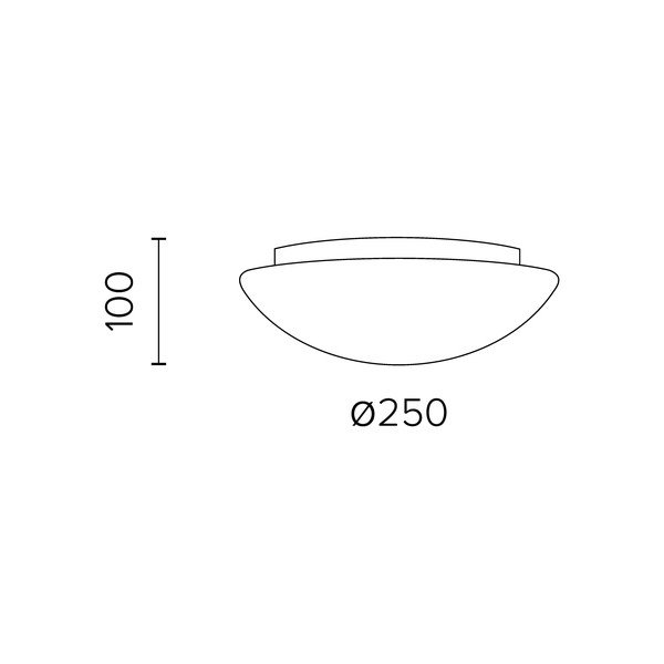 Lubinis šviestuvas Sotto Luce MATO, ⌀ 25 cm-image-2
