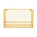 Geltonos spalvos iš plieno sieninė lentyna 40 cm Reja – PT LIVING