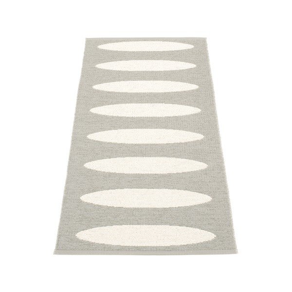 Pilkos spalvos lauko kilimas 70x150 cm Ella Warm Grey – Pappelina