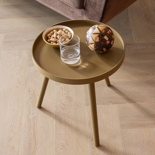 Apvalios formos šoninis stalas ø 41 cm Sasha – WOOOD-image-1