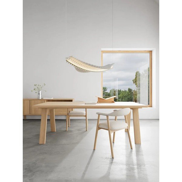 Prailginamas valgomojo stalas iš medienos lukšto 100x220 cm Lamberth – Actona-image-1