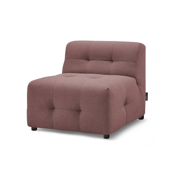 Tamsiai rožinės spalvos sofos modulis Kleber - Bobochic Paris-image-3