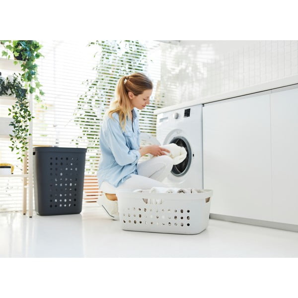 Plastikinis skalbinių krepšys 55 l Jona - Rotho-image-3