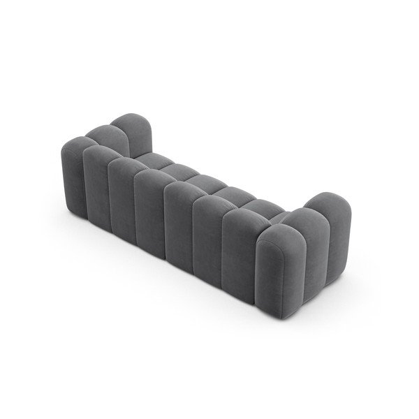 Sofa šviesiai pilkos spalvos 228 cm Lupine – Micadoni Home-image-2