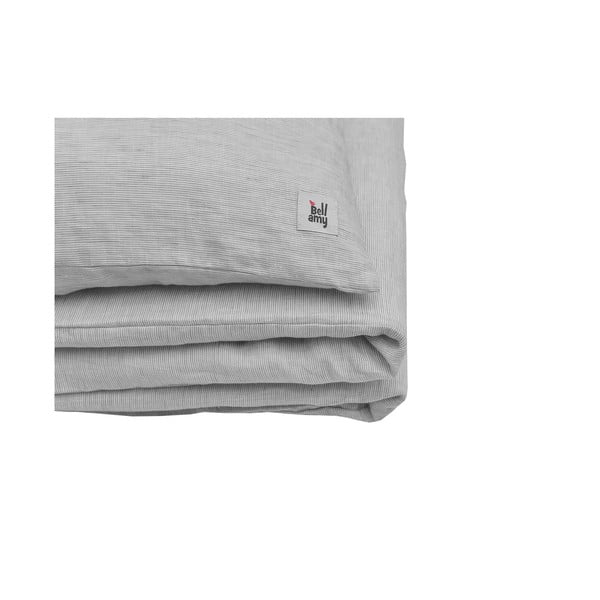 Pilka vaikiška patalynė BELLAMY Stripes, 140 x 200 cm-image-4