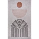 Skalbiamas kilimas kreminės spalvos 80x200 cm – Vitaus