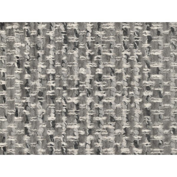 Šviesiai pilkos spalvos taburetė iš šenilinio audinio Georgia – Micadoni -image-2