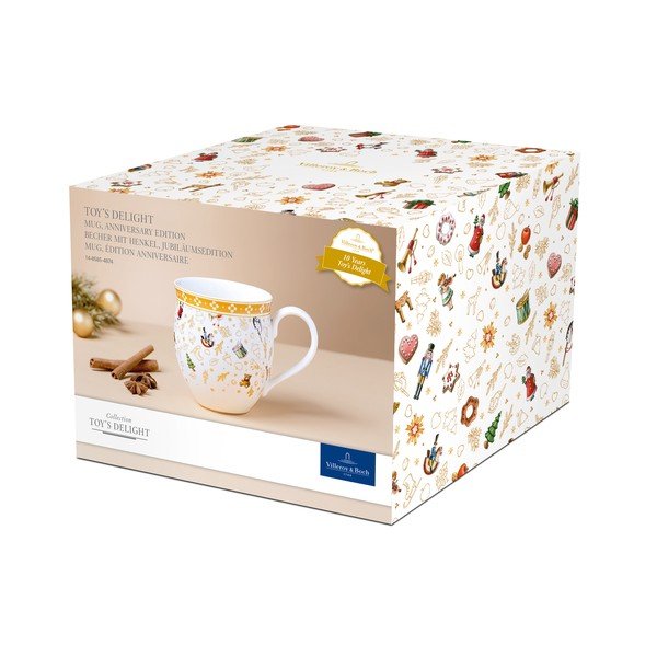 Baltas porcelianinis puodelis su kalėdiniu motyvu Villeroy & Boch-image-4