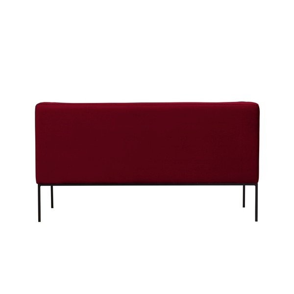 Raudona aksominė sofa Windsor & Co Sofas Neptune, 145 cm-image-4