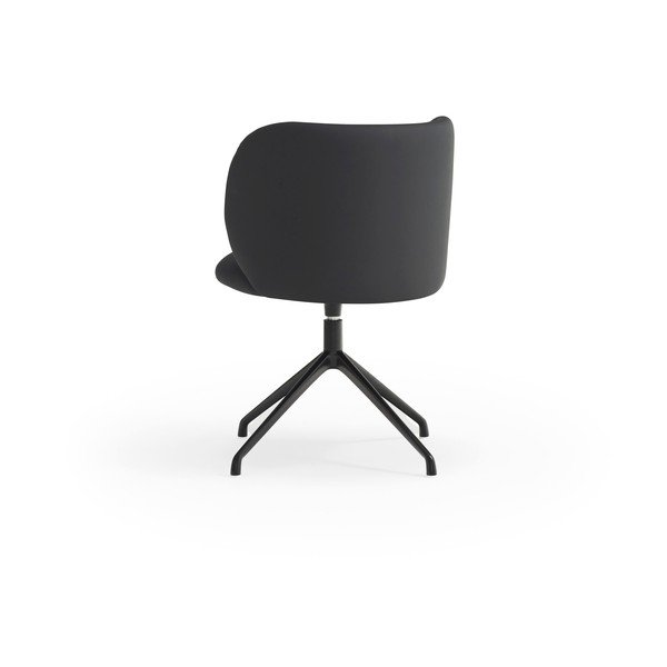 Juodos spalvos iš audinio valgomojo kėdė Mogi – Teulat-image-3