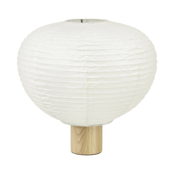 Baltos spalvos stalinis šviestuvas (aukštis 32 cm) su popieriniu gaubtu Kami – Blomus