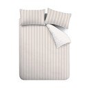 Smėlio spalvos iš medvilnės dvigulė/itin ilga patalynė 230x220 cm Ashford Stripe – Bianca