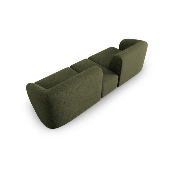 Žalios spalvos iš šenilinio audinio sofa 246 cm Paolo – Milo Casa-image-3