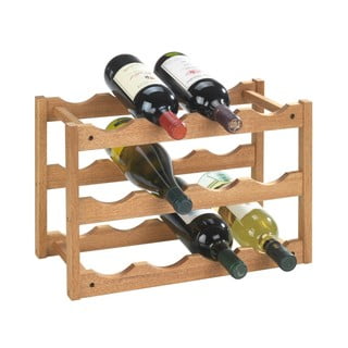 Riešutmedžio vyno lentyna 12 vyno butelių Wenko Norway