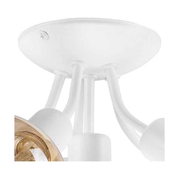 Lubinis šviestuvas baltos spalvos be lempų gaubtu Viggo – LAMKUR-image-3