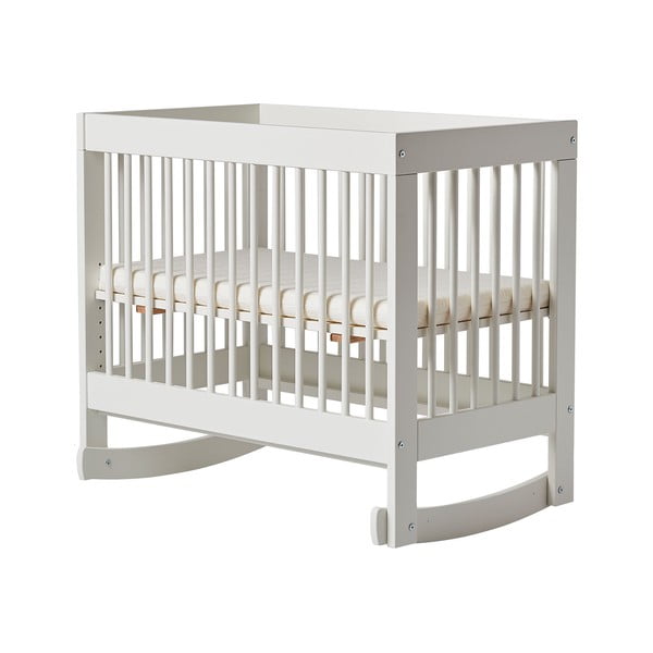 Balta mobilioji lovelė "Pinio Basic", 89 x 45 cm-image-2