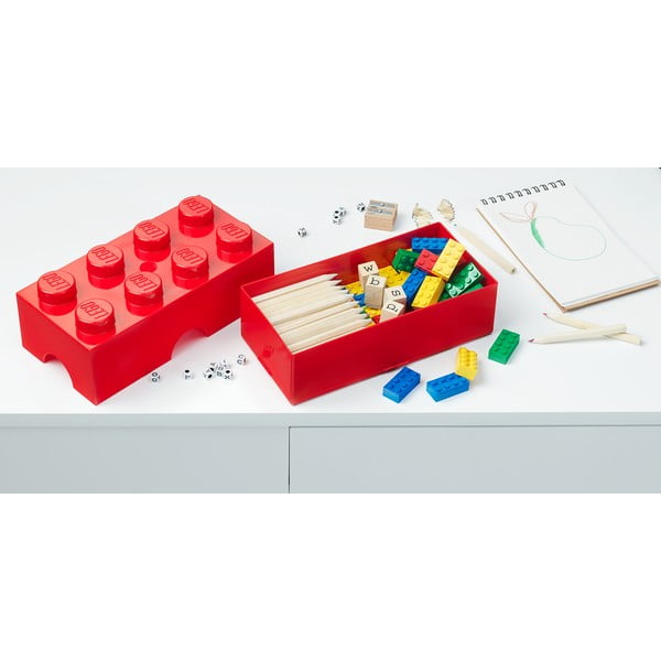 Raudona daiktadėžė LEGO®-image-3