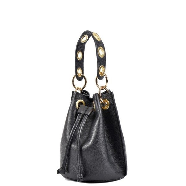 Juoda odinė rankinė Roberta M Callisto Nero-image-1