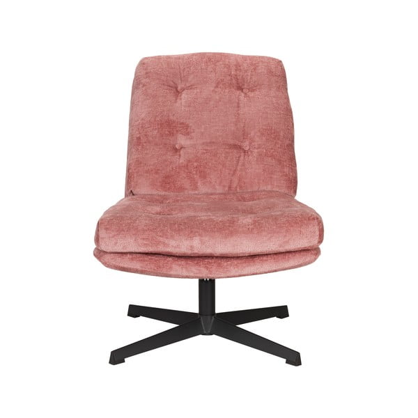 Rožinės spalvos pasukamas krėslas Kai – White Label-image-1
