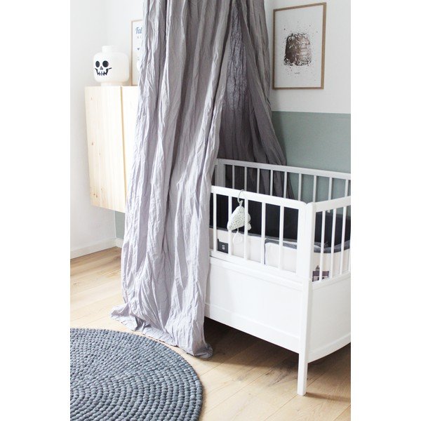 Šviesiai pilkas vilnos kilimas Wooldot Ball Rugs, ⌀ 120 cm-image-4