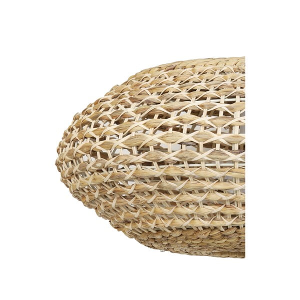 Natūralios spalvos lubinis šviestuvas su rotango ir jūros žolės atspalviu ø 60 cm Tripoli - Light & Living-image-1