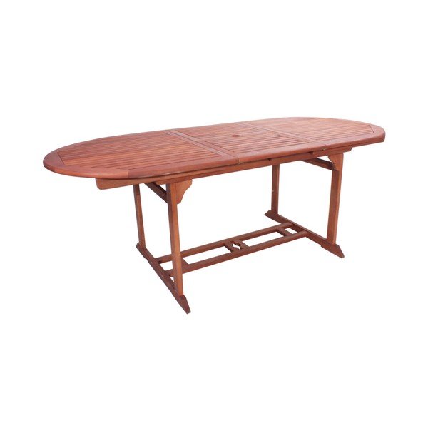 Iš eukalipto masyvo sodo valgomojo stalas 90x150 cm Stockholm – Garden Pleasure-image-1