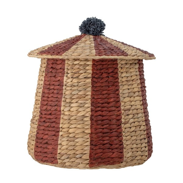 Iš vandens hiacinto vaikiškas krepšys natūralios spalvos ø 40x40 cm Birsen – Bloomingville Mini