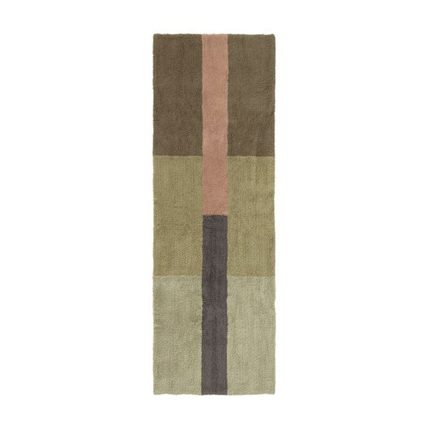 Rankų darbo iš vilnos kilimas 80x230 cm Chroma Dusty Pink – Lorena Canals