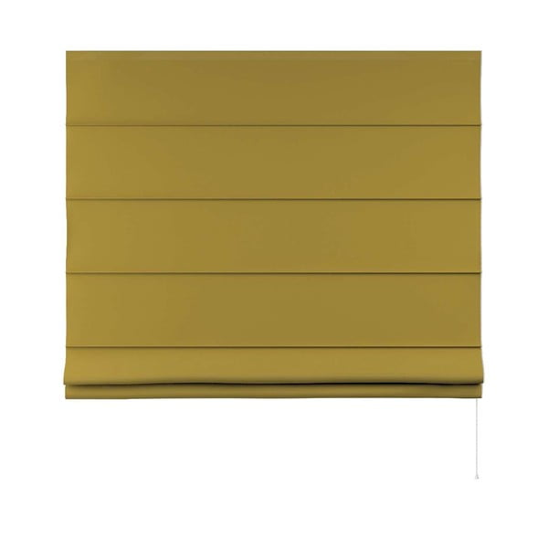 Geltonos romanetės 170x160 cm Posh Velvet - Yellow Tipi-image-3