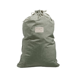 Lininis Couture krepšys Green Moss, aukštis 75 cm