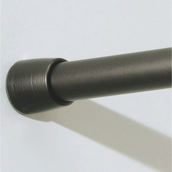 Tyč na sprchový závěs v bronzové barvě s nastavitelnou délkou InterDesign Rod, délka 198 - 275 cm-image-1