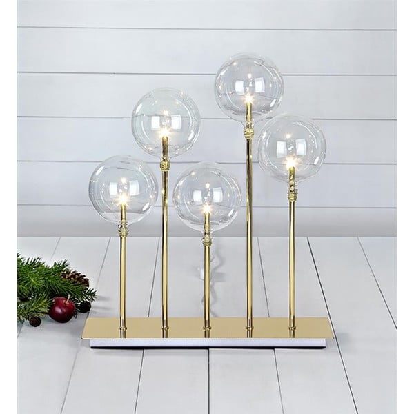 Šviečianti Kalėdų dekoracija auksinės spalvos – Markslöjd-image-3