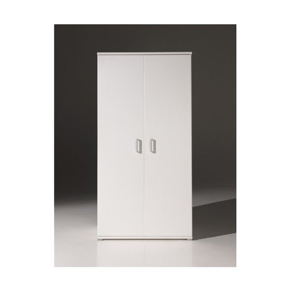 Balta drabužių spinta "Vipack Milan", 105 cm pločio-image-1