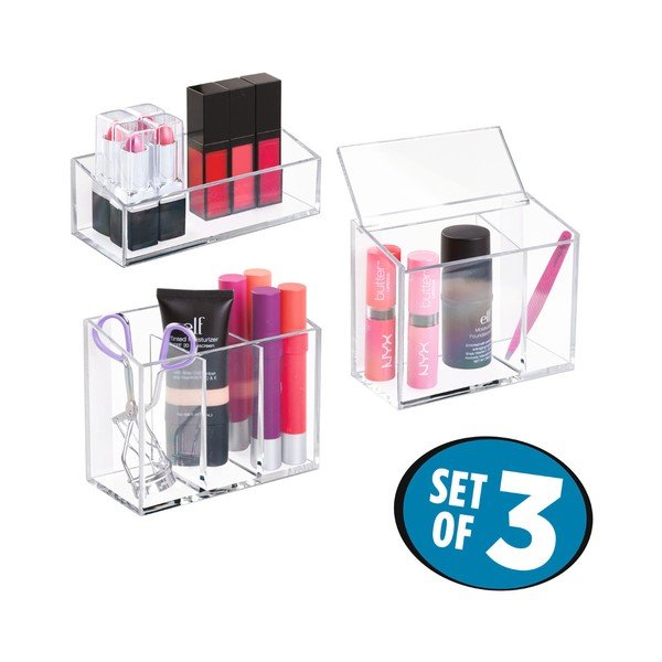 3 "InterDesign Affix Vanity Organizers" rinkiniai-image-3