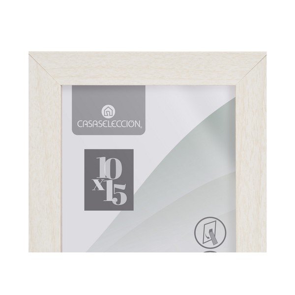 Baltos spalvos pastatomas/pakabinamas rėmas 12,5x17,5 cm Sencillo – Casa Selección-image-2