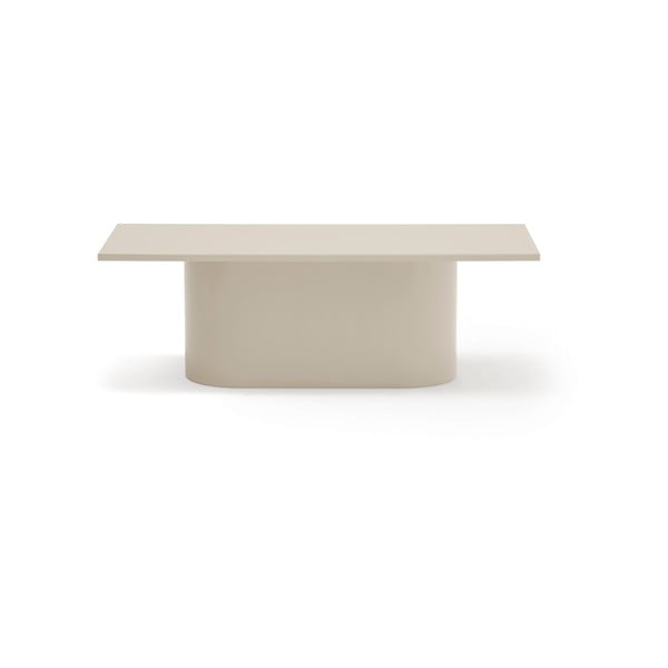 Kavos staliukas kreminės spalvos 50x111 cm Totem – Teulat-image-2