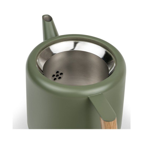 Žalios spalvos iš nerūdijančio plieno arbatinukas 1,1 l Duet Boston – Bredemeijer-image-2