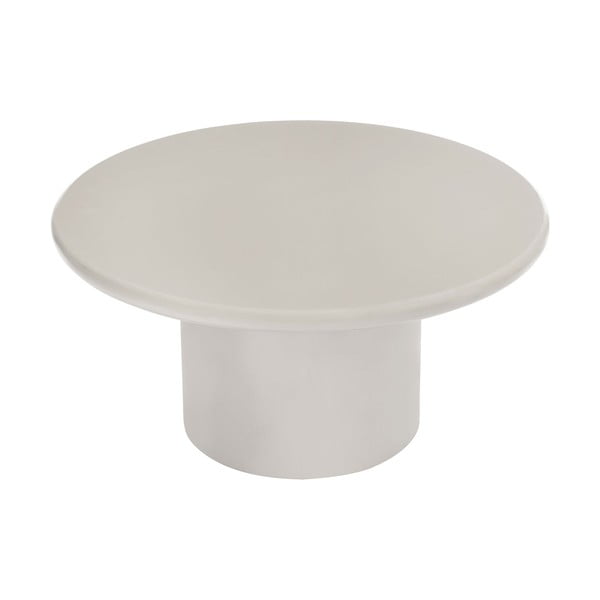 Kreminės spalvos apvalios formos kavos staliukas ø 80 cm Nagano – House Nordic-image-4