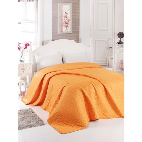Oranžinis lovos užtiesalas Dreams 200 x 220 cm