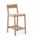 Natūralios spalvos iš ąžuolo masyvo baro taburetė (sėdynės aukštis 65 cm) Yalia – Kave Home